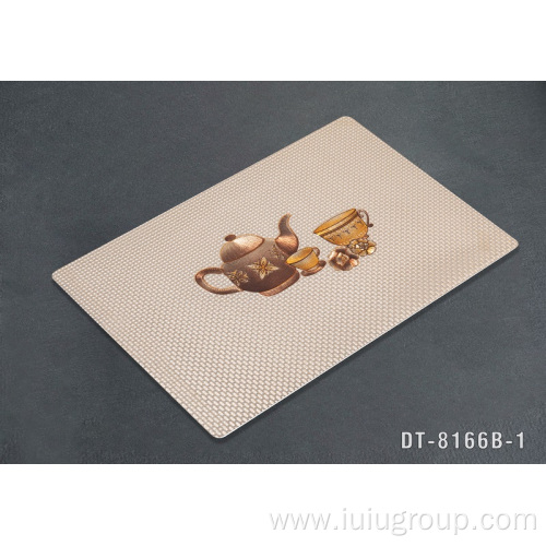 PVC Hyacinth Disposable Dining Mat